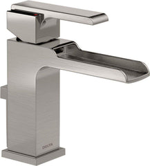 DELTA FAUCET Delta Faucet 568LF-SSMPU Ara® Single Handle Monoblock Bathroom Sink Faucet in Brilliance® Stainless