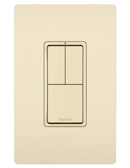 LEGRAND Pass & Seymour RCD113LA Radiant Combination Switch 15A 120V - Light Almond