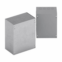 EATON B-Line 664SCGVNK Junction Box, NEMA 1, Screw Cover, 6 in H x 6 in W x 4 in D
