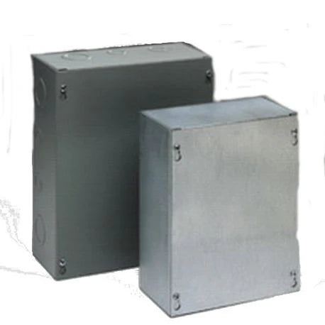 EATON B-Line 664SCGVNK Junction Box, NEMA 1, Screw Cover, 6 in H x 6 in W x 4 in D