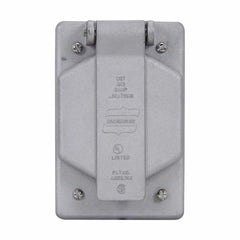 EATON Eaton WLRS1 Eaton Crouse-Hinds Series WLRS Wet Location Cover Power 1-3/8 Gasket Single Spring Door Cover