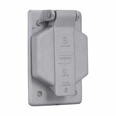EATON Eaton WLRS1 Eaton Crouse-Hinds Series WLRS Wet Location Cover Power 1-3/8 Gasket Single Spring Door Cover