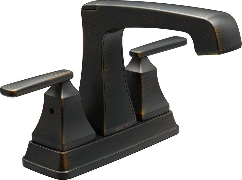 DELTA FAUCET Delta Faucet 2564-RBMPU-DST Ashlyn Two Handle Centerset Bathroom Sink Faucet in Venetian Bronze
