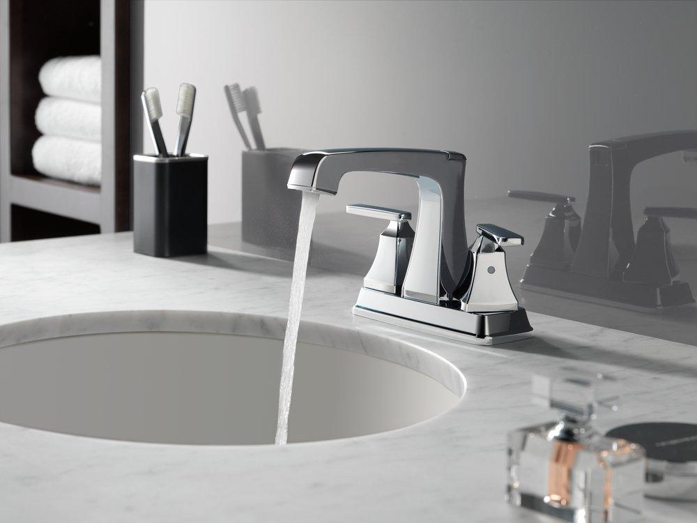 DELTA FAUCET Delta Faucet 2564-RBMPU-DST Ashlyn Two Handle Centerset Bathroom Sink Faucet in Venetian Bronze