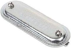 EATON Crouse-Hinds 670G Sheet Steel Wedge Nut Blank Cover With Internal Gasket 2-Inch