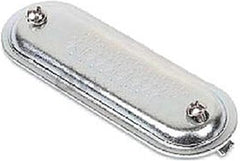 EATON Crouse-Hinds 670G Sheet Steel Wedge Nut Blank Cover With Internal Gasket 2-Inch