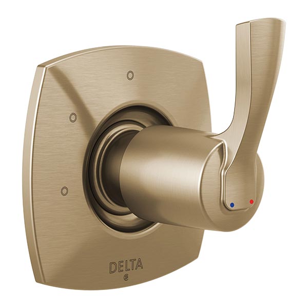 DELTA FAUCET Delta Faucet T11876-CZ-PR Stryke Three Function Diverter Trim, Champagne Bronze