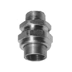 EATON Crouse-Hinds UNY505 Explosionproof Conduit Union, 1-1/2 in, Feraloy Iron Alloy, Electro-Galvanized