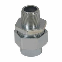 EATON Crouse-Hinds UNY505 Explosionproof Conduit Union, 1-1/2 in, Feraloy Iron Alloy, Electro-Galvanized