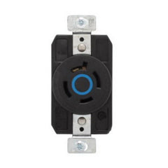 EATON Cooper Wiring Device AHCL620R 3-Wire 2-Pole Ultra Grip Color Coded Locking Receptacle 20-Amp 250-Volt AC NEMA L6-20