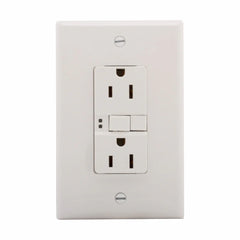 EATON EATON SGF15W SELF-TEST GFCI RECEPTACLE 125 VAC 15 A 2 POLES 3 WIRES