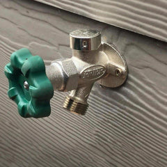 PRIER PRODUCTS Prier P-164T10 Residential Quarter-Turn Anti-Siphon Wall Hydrant