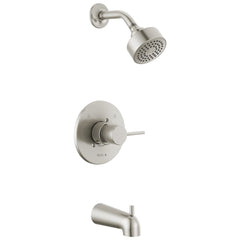 DELTA FAUCET Delta T14459-SS-PP Modern Monitor 14 Series 1.75 GPM Single Lever Handle Pressure Balanced Tub & Shower Trim Kit