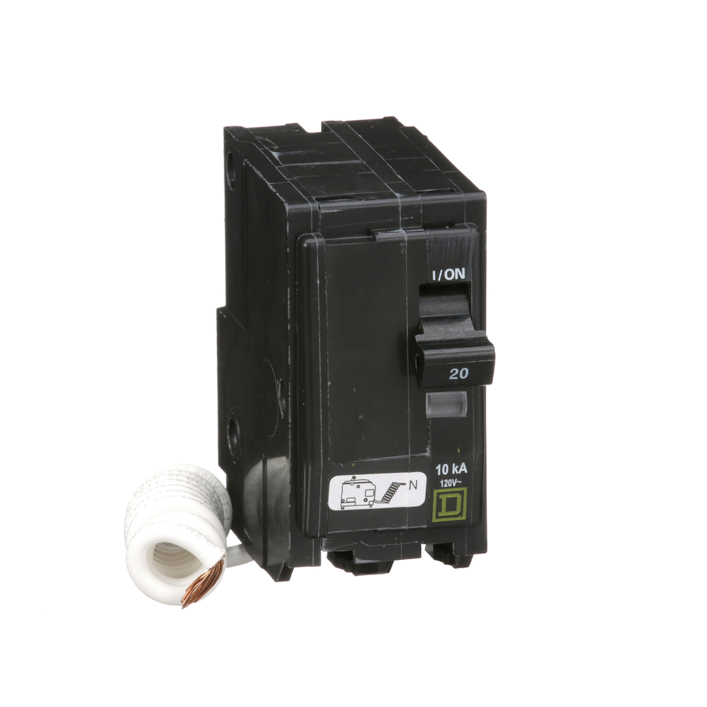 SCHNEIDER ELECTRIC Square D QO220SWN Miniature Circuit Breaker 20 Amp 2 Pole 120 Volt
