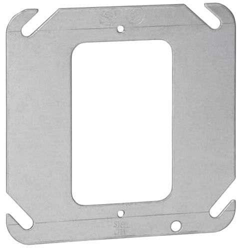 ABB INSTALLATION PRODUCTS ABB 52-C-0 STEEL CITY 4 SQUARE SINGLE FLAT DEVICE COVER