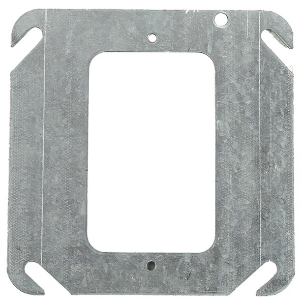 ABB INSTALLATION PRODUCTS ABB 52-C-0 STEEL CITY 4 SQUARE SINGLE FLAT DEVICE COVER