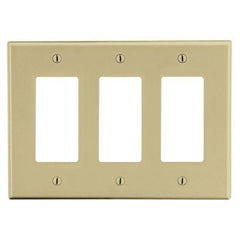 HUBBELL Hubbell Wiring Device-Kellems P263I Wallplate, 3-G, 3) DEC,
