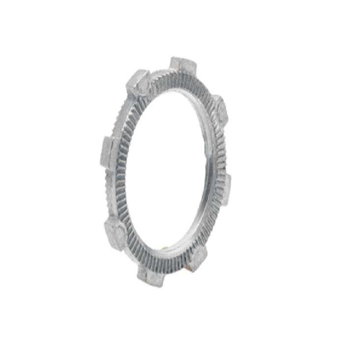 BRIDGEPORT FITTINGS Bridgeport 102-DC Rigid Zinc Die Cast Locknut, 3/4 Inch