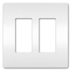 LEGRAND Pass & Seymour RWP262W Screwless Wallplate 2-Gang White