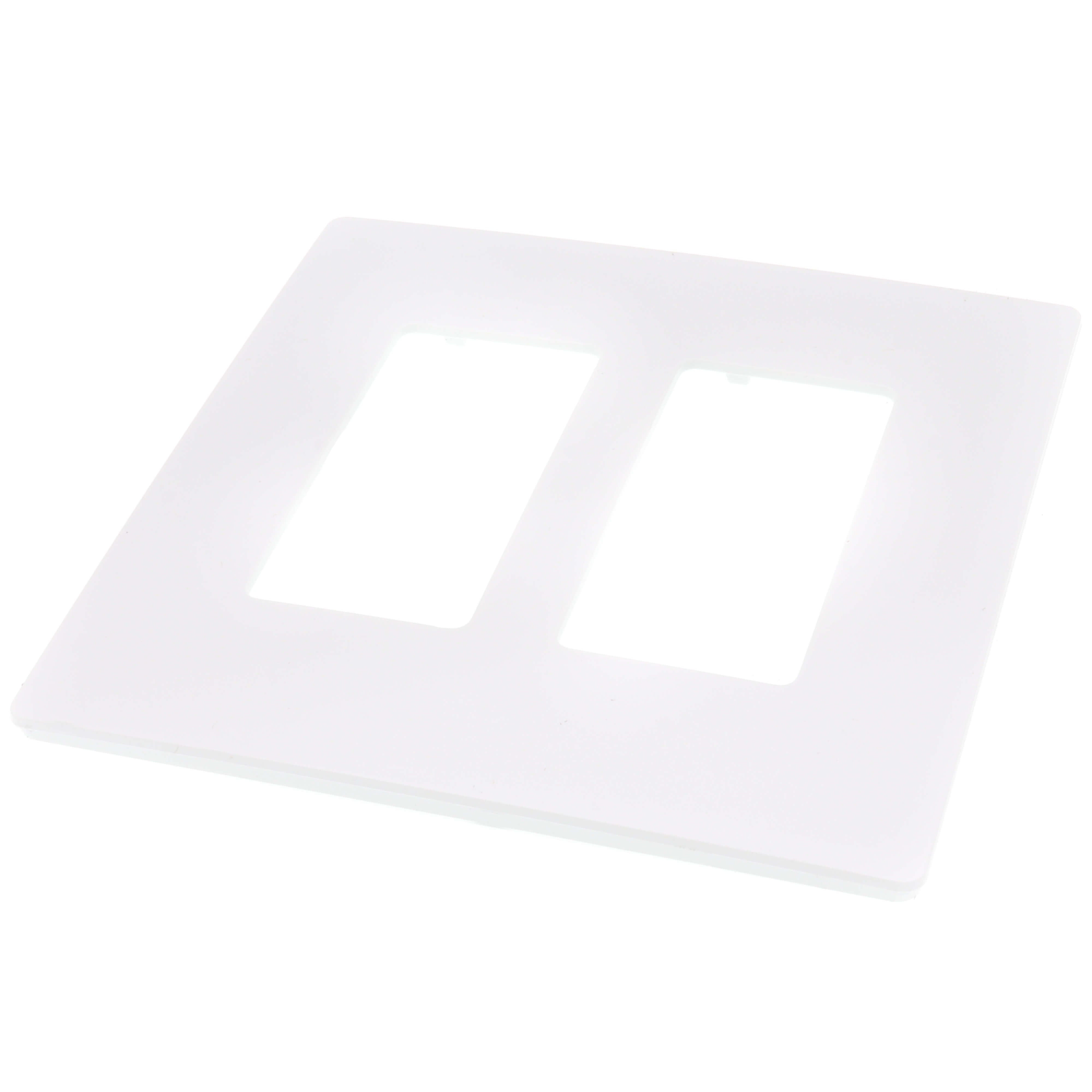 LEGRAND Pass & Seymour RWP262W Screwless Wallplate 2-Gang White