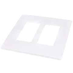 LEGRAND Pass & Seymour RWP262W Screwless Wallplate 2-Gang White
