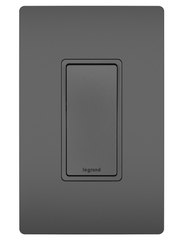 LEGRAND Pass & Seymour TM874-BK 15 Amp 120/277 VAC 4-Way Black Thermoplastic Rocker Decorator Switch