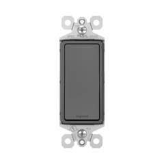 LEGRAND Pass & Seymour TM874-BK 15 Amp 120/277 VAC 4-Way Black Thermoplastic Rocker Decorator Switch