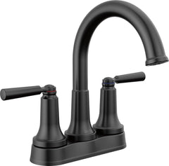 DELTA FAUCET Delta Faucet 2535-BLMPU-DST Two Handle Centerset Bathroom Sink Faucet