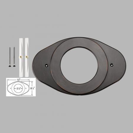 DELTA FAUCET Delta RP29827RB Shower Renovation Cover Plate 13 Inch x 8-1/8 Inch Venetian Bronze