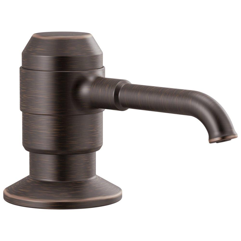 DELTA FAUCET Delta faucet RP100632RB Broderick 13 oz. deck mount brass soap and lotion dispenser in Venetian bronze