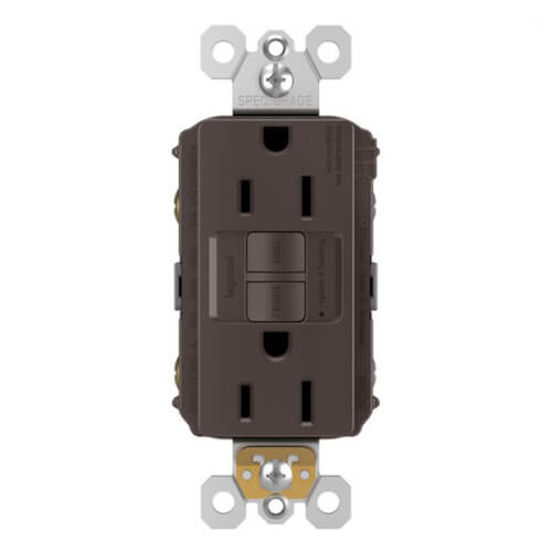 LEGRAND Pass & Seymour 1597TR GFCI Receptacle Duplex Tamper-Resistant 125 VAC 15 Amp NEMA 5-15R