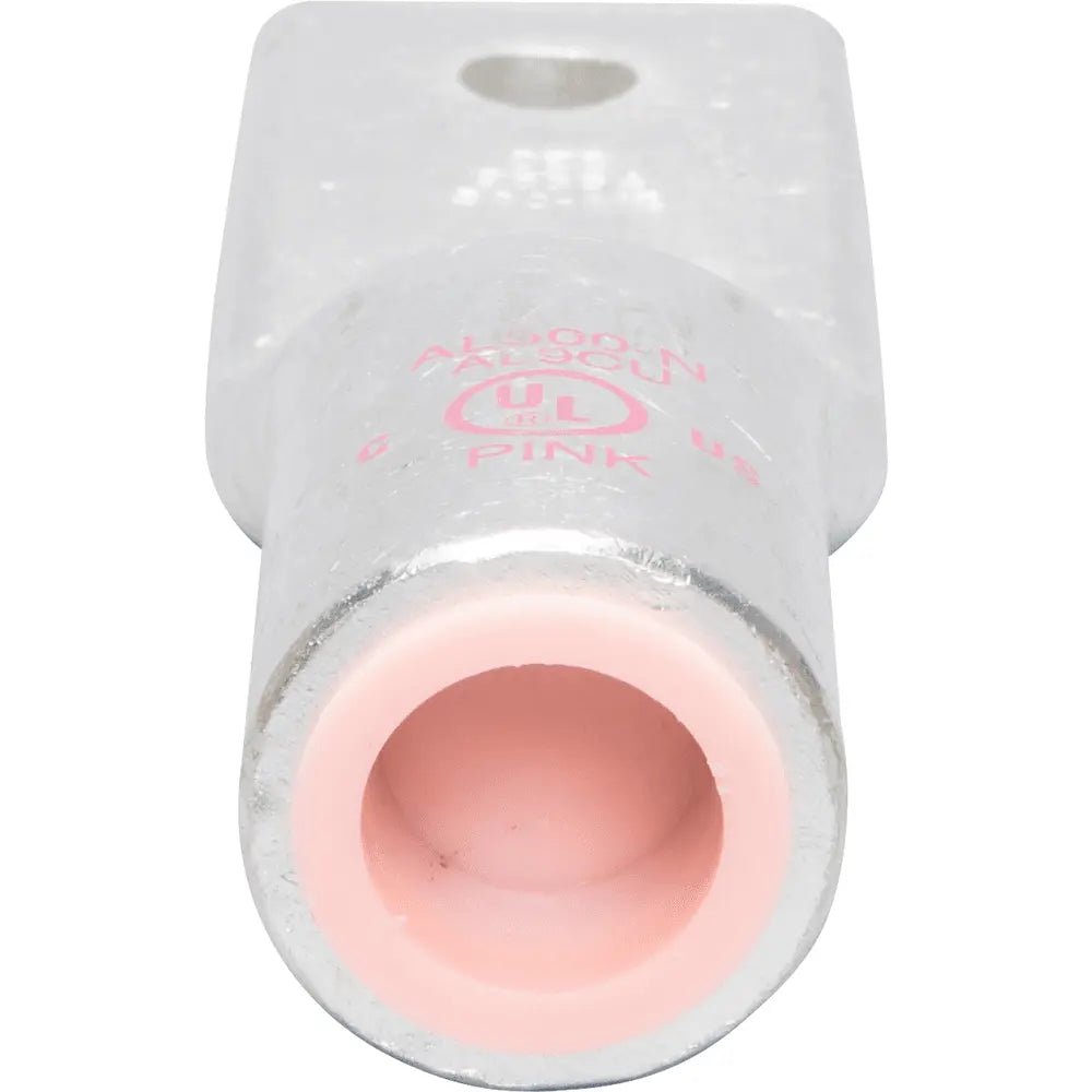 NSI INDUSTRIES NSI AL500N Double-Hole Compression Lug, 500 MCM, 1/2 Mounts, Pink