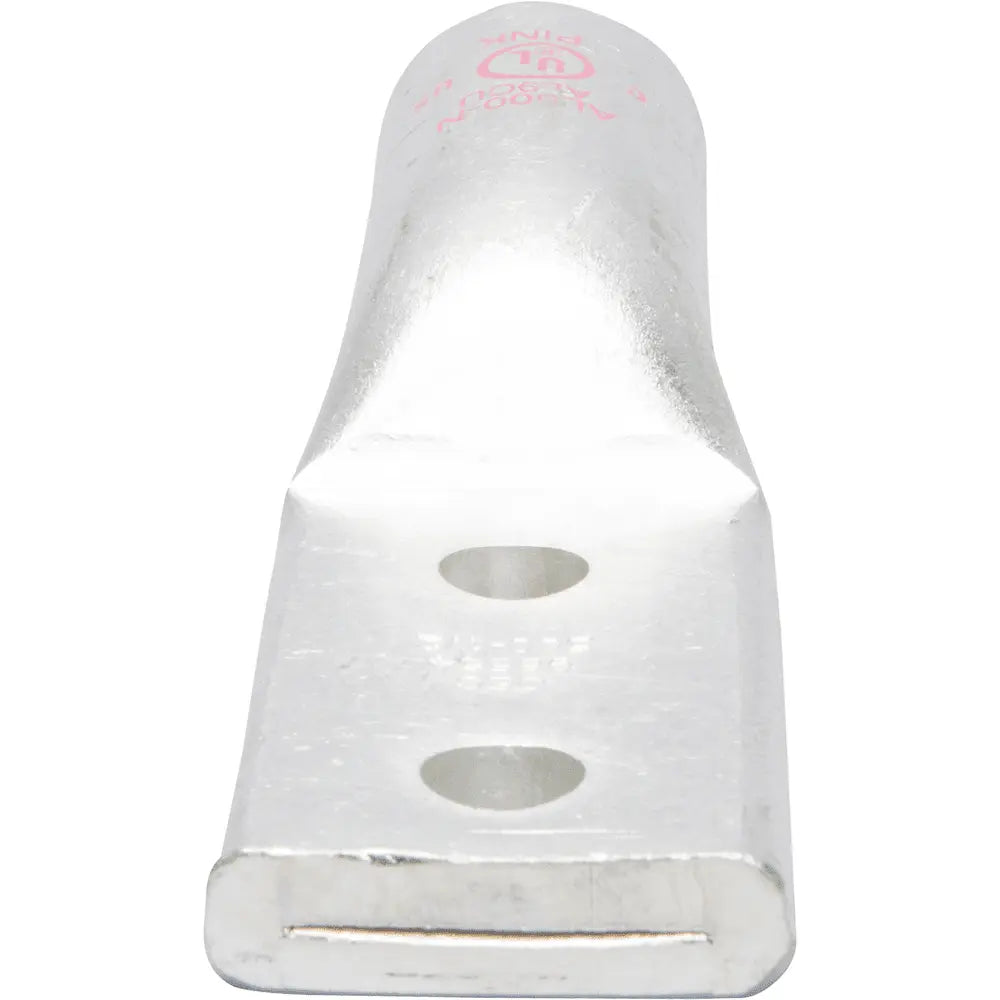 NSI INDUSTRIES NSI AL500N Double-Hole Compression Lug, 500 MCM, 1/2 Mounts, Pink