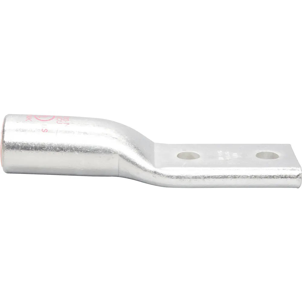 NSI INDUSTRIES NSI AL500N Double-Hole Compression Lug, 500 MCM, 1/2 Mounts, Pink