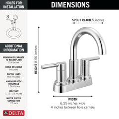 DELTA FAUCET Delta Faucet 25749LF-CZ Faucet