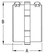 BRIDGEPORT FITTINGS Bridgeport 247 EMT Coupling 3 Inch Diameter Replacement MPN