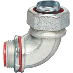 SOUTHWIRE Topaz 495S 1-1/2 90 Degree Liquidtight Connector with Insulated Throat Malleable Iron