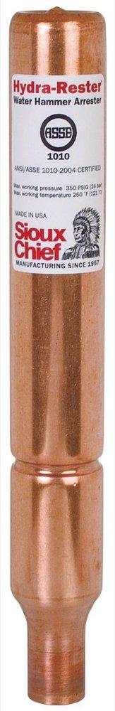 SIOUX CHIEF Sioux Chief 653-BS Water Hammer Arrestor, 3/4 Inch Male Sweat