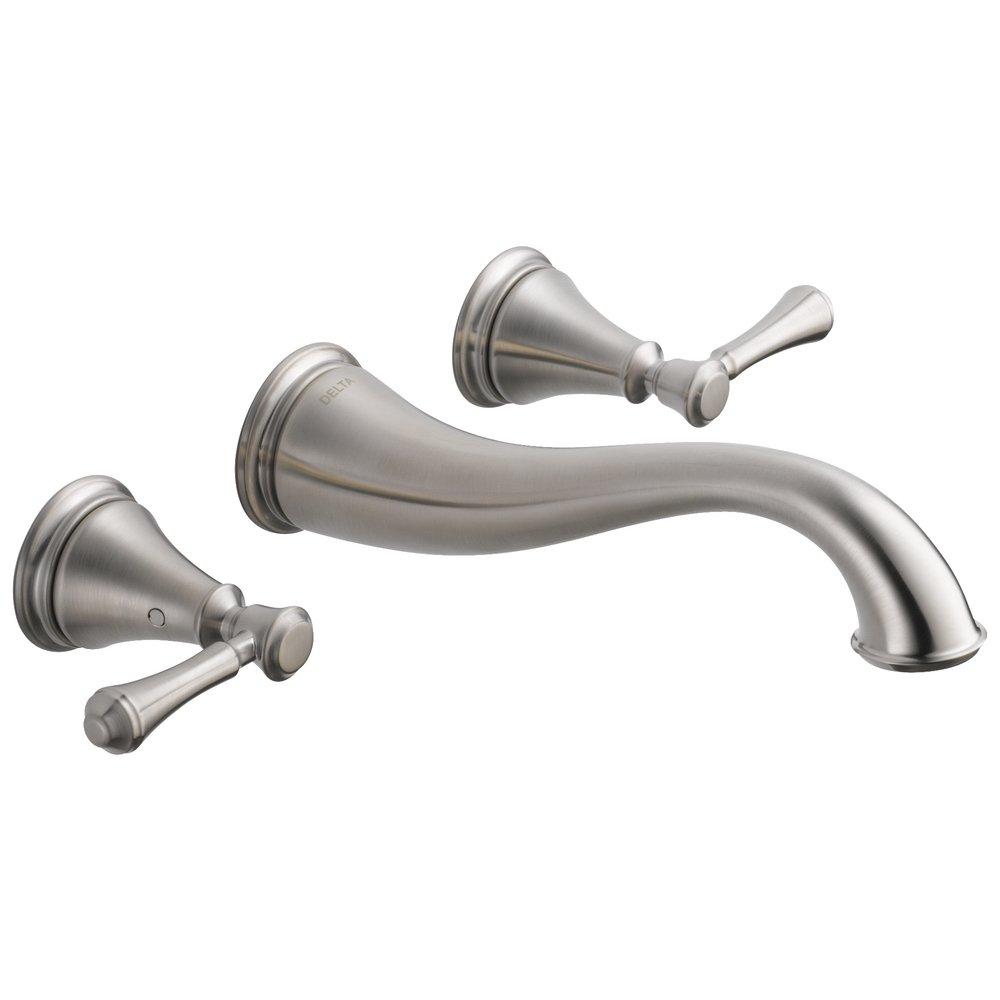 DELTA FAUCET Delta Faucet T3597LF-SSWL Cassidy Two Handle Wall Mount Bathroom Faucet Trim