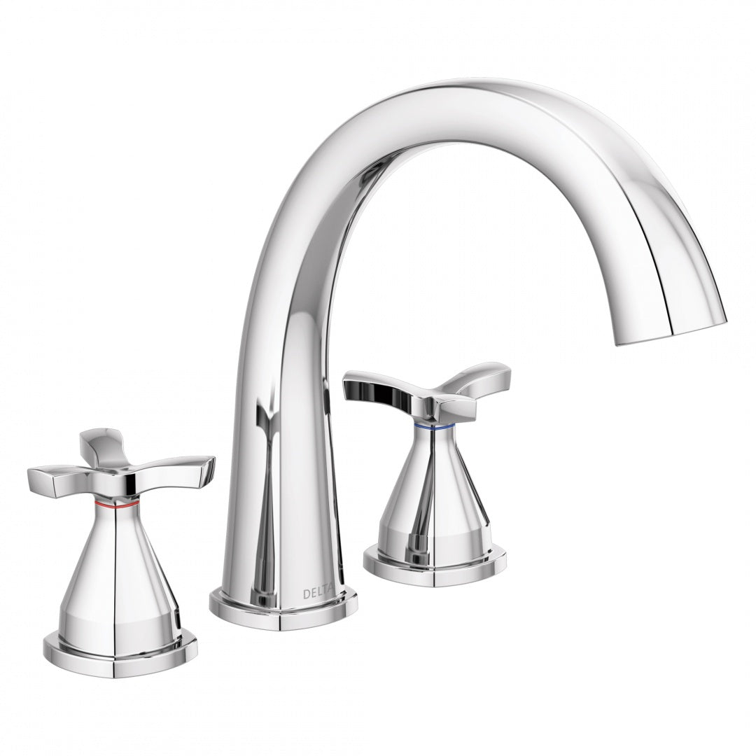DELTA FAUCET DELTA T27776 Delta Stryke: Three Hole Roman Tub Trim