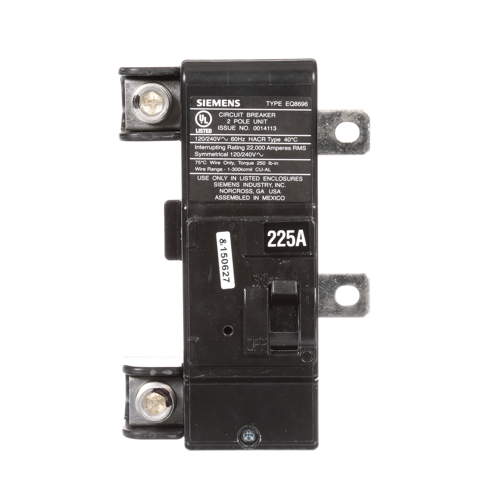 SIEMENS Siemens MBK225A 2-Pole 225 Amp 120/240 Volt Main Circuit Breaker