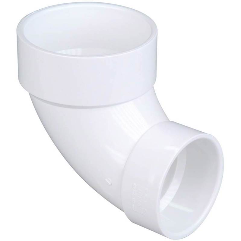 NIBCO FITTINGS 4807-CL 4 x 3 90 Degree PVC DWV Closet Reducing Elbow