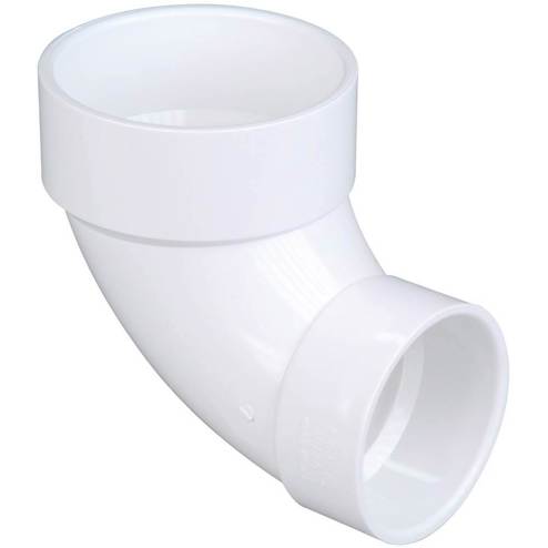NIBCO FITTINGS 4807-CL 4 x 3 90 Degree PVC DWV Closet Reducing Elbow