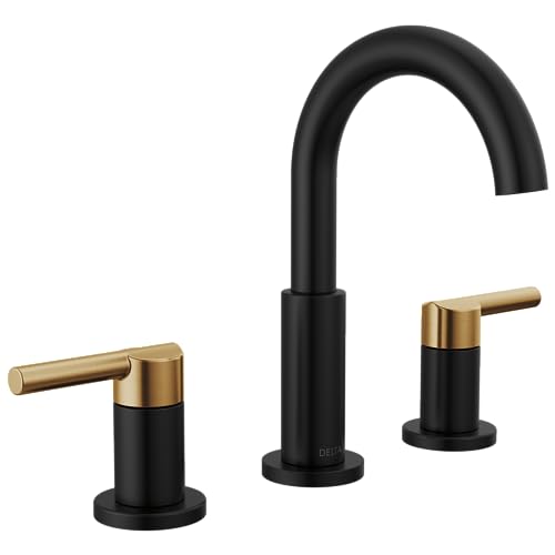 DELTA FAUCET Delta 35749LF-GZ Nicoli Lavatory Faucet Widespread 6-16 Inch Spread