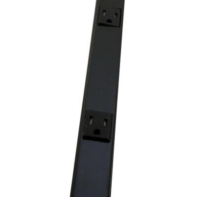 LEGRAND Wiremold BK20GB306TR Tamper-Resistant Plugmold 3Ft Black
