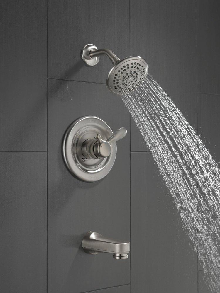DELTA FAUCET Delta Faucet T17430-SS Classic Single Handle Multi Function Bathtub & Shower Faucet in Stainless (Trim Only)