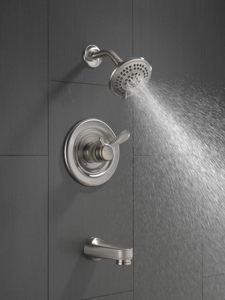 DELTA FAUCET Delta Faucet T17430-SS Classic Single Handle Multi Function Bathtub & Shower Faucet in Stainless (Trim Only)
