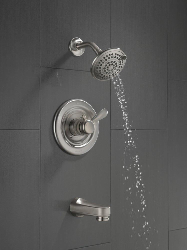 DELTA FAUCET Delta Faucet T17430-SS Classic Single Handle Multi Function Bathtub & Shower Faucet in Stainless (Trim Only)