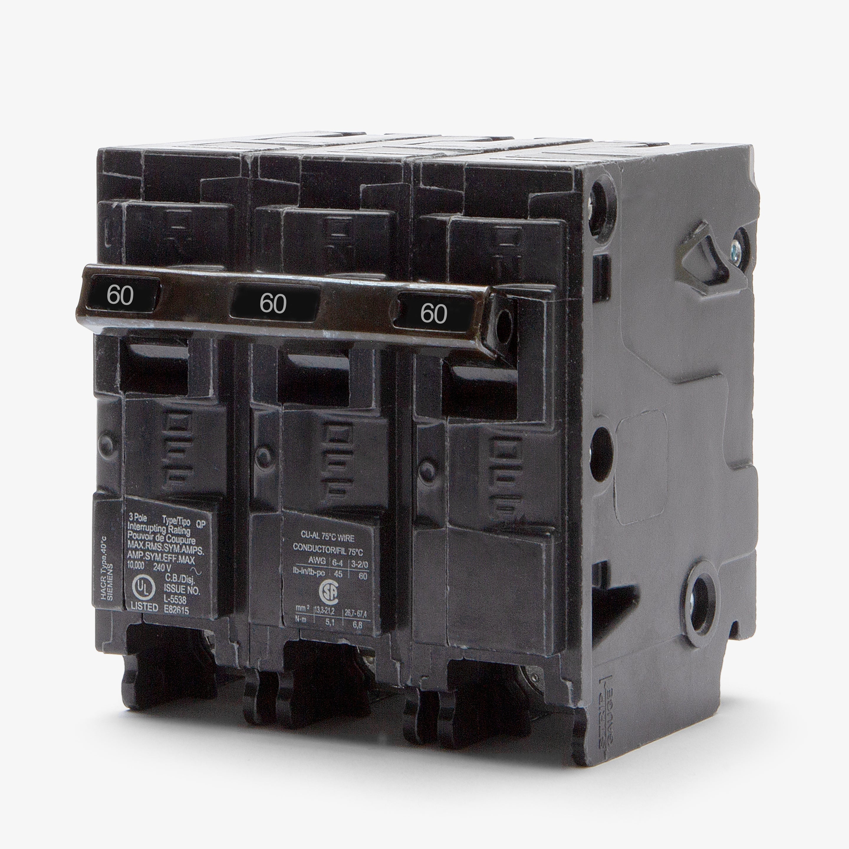 SIEMENS Siemens Q360H miniature circuit breaker 60A replacement MP360