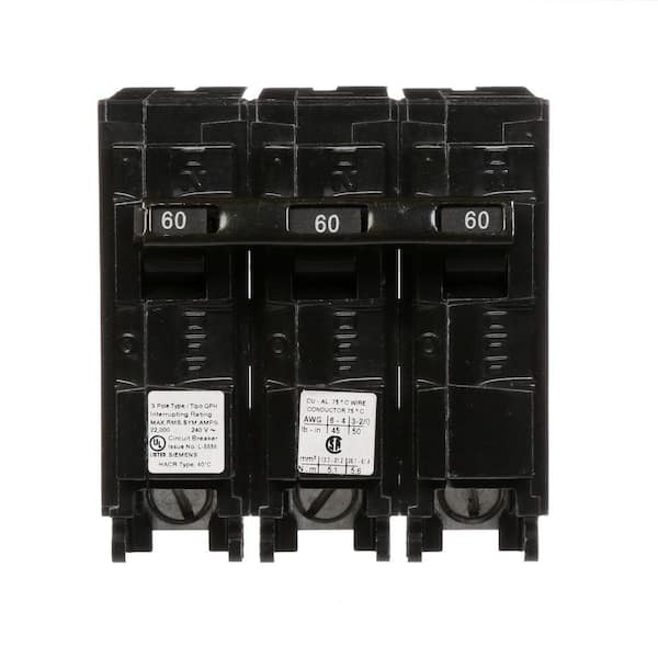 SIEMENS Siemens Q360H miniature circuit breaker 60A replacement MP360